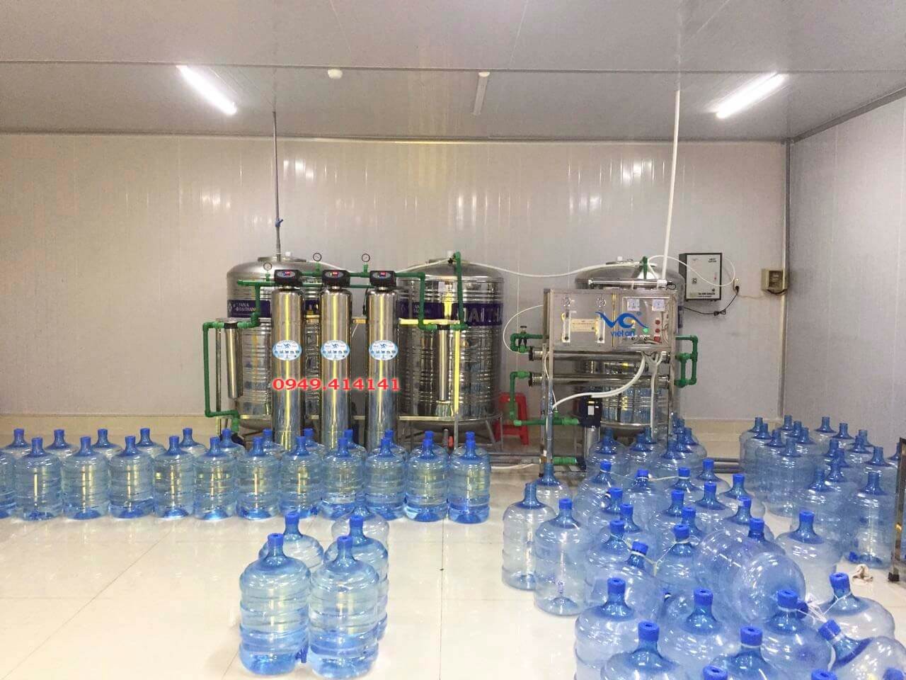 Nước lọc không rõ nguồn gốc