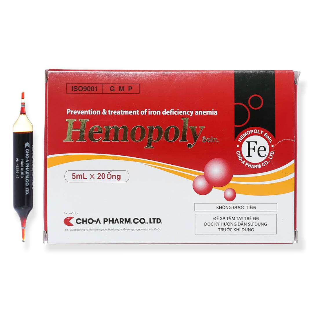 Thuốc bổ máu dạng ống Hemopoly