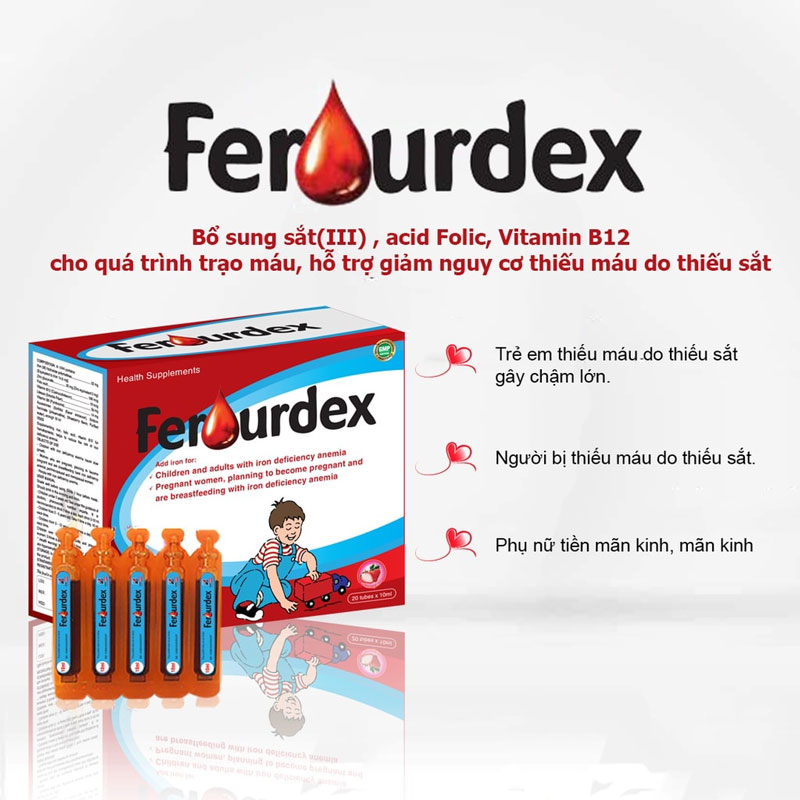 Thuốc bổ máu Ferourdex